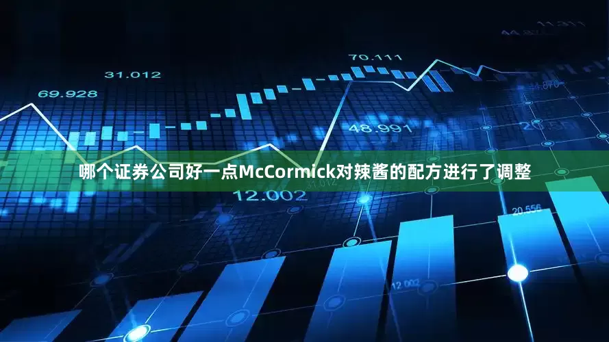 哪个证券公司好一点McCormick对辣酱的配方进行了调整